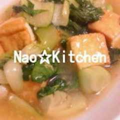 รูปของ 厚揚げとチンゲン菜のうま煮☆