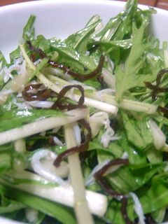 水菜のかんたんサラダ-レシピのメイン写真