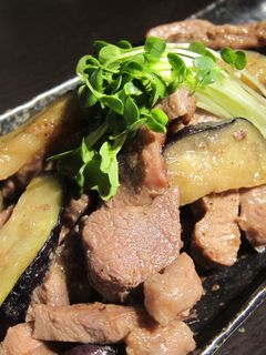 ごろごろ豚肉となすの味噌生姜焼き-レシピのメイン写真
