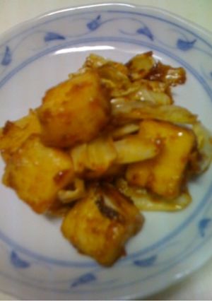 お弁当のおかず☆はんぺん炒め-レシピのメイン写真