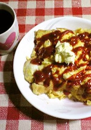 ミルクオムトースト-レシピのメイン写真
