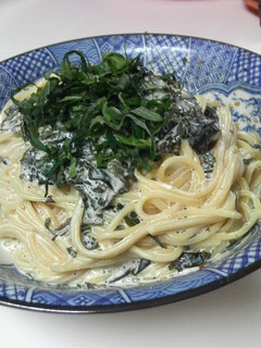 クリチと山葵醤油のクリーミーパスタ♪-レシピのメイン写真
