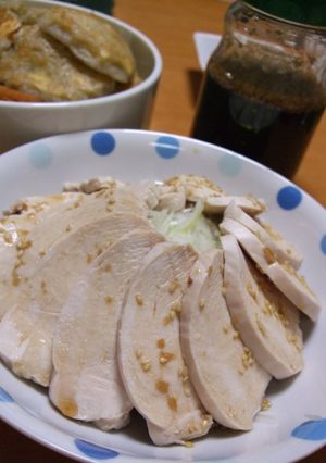 茹で鶏のサラダディッシュ-レシピのメイン写真