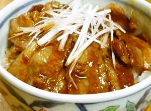 レンジde豚ばら薄切り肉の角煮丼風-レシピのメイン写真