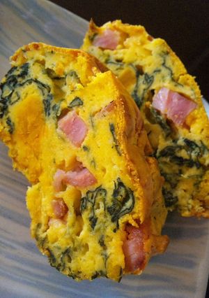 冷凍野菜で☆簡単ケークサレ-レシピのメイン写真