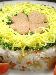 ちらし寿司ケーキ-レシピのメイン写真