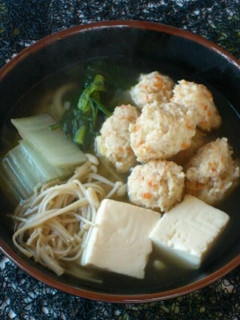 鶏だんご鍋-レシピのメイン写真