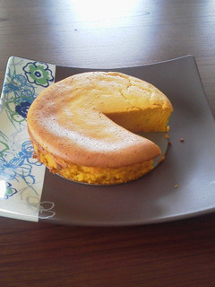 超簡単☆とろける半熟かぼちゃケーキ-レシピのメイン写真