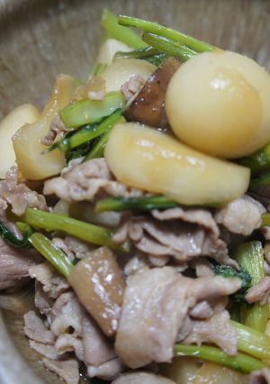 カブと豚肉の炒め煮-レシピのメイン写真