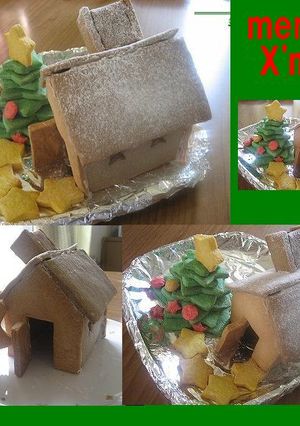 簡単クリスマスクッキーハウス♪-レシピのメイン写真