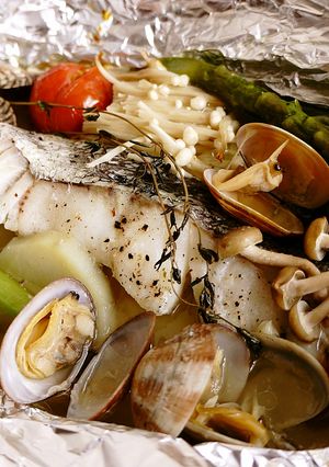 野菜たっぷり☆白身魚のホイル焼き-レシピのメイン写真