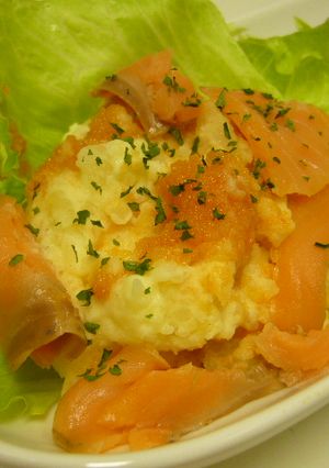 明太子＆サーモンのポテトサラダ-レシピのメイン写真