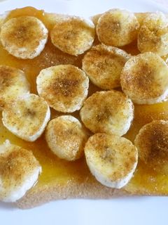 シナモンバナナのジャムトースト☆-レシピのメイン写真