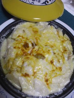 タジン鍋で鮭のカレー風味のチーズ焼き☆-レシピのメイン写真