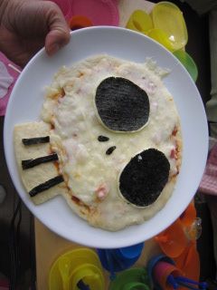 ガイコツピザ ~ハロウィンにも~-レシピのメイン写真