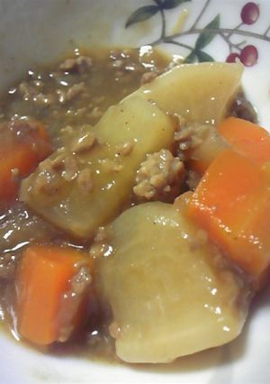 脱マンネリ！根菜のカレーそぼろあん-レシピのメイン写真