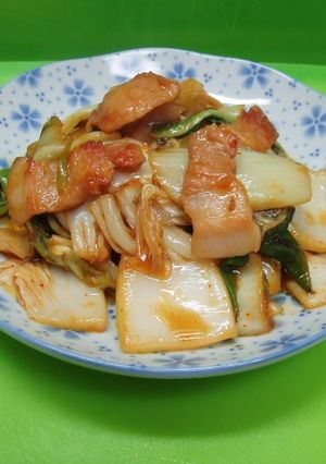 白菜漬けで豚キムチ-レシピのメイン写真
