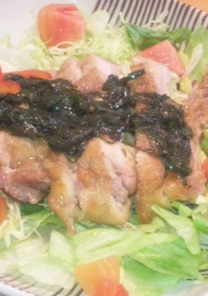 鶏もも肉のソテー　　葱醤油ソース-レシピのメイン写真