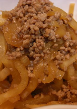 ひき肉と大根の炒め煮-レシピのメイン写真