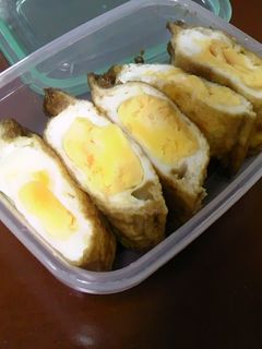 お弁当用おかず【黄色】~卵の巾着煮~-レシピのメイン写真