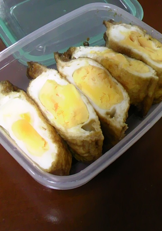 お弁当用おかず【黄色】～卵の巾着煮～-レシピのメイン写真
