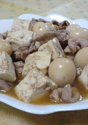 肉玉子豆腐-レシピのメイン写真