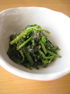 ほうれん草のごま和え-レシピのメイン写真