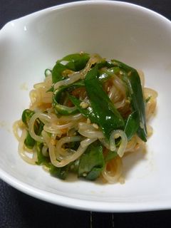 おつまみに★しらたきとねぎのピリ辛炒め-レシピのメイン写真