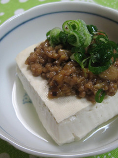 肉みそ温豆腐-レシピのメイン写真