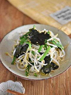 もやしとにらの海苔ナムル-レシピのメイン写真