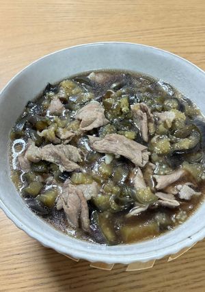 豚バラ茄子のとろとろ煮-レシピのメイン写真