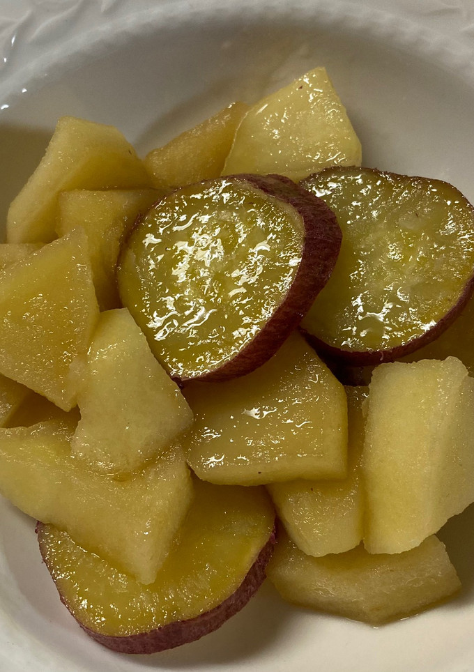 副菜 簡単で絶品！さつまいもとりんご煮-レシピのメイン写真