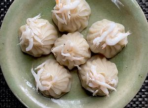 白エビとはんぺんの焼き小籠包-レシピのメイン写真