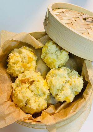 IBD食🍠焼き芋でつくる蒸しまん-レシピのメイン写真