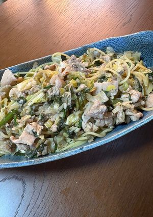 担々麺風パスタ-レシピのメイン写真