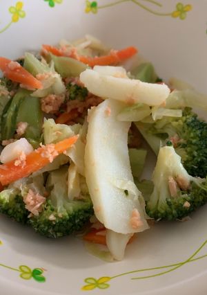 サーモンサラダ☆給食メニュー-レシピのメイン写真