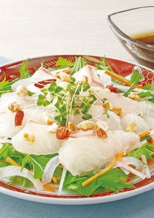 鯛の中華風刺身-レシピのメイン写真