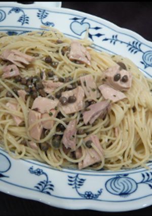 ケッパー・アンチョビ・ツナパスタ-レシピのメイン写真