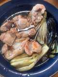 さっぱり甘辛、鶏肉と茄子の煮浸し