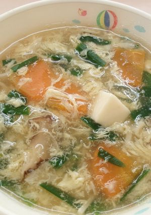 ★渋川市学校給食★かきたま汁-レシピのメイン写真