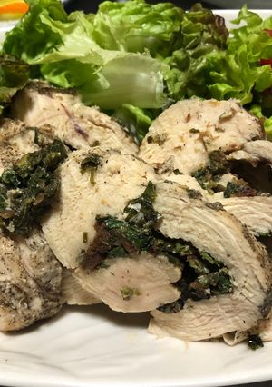 鶏むね肉の梅しそロール-レシピのメイン写真