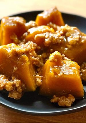 何度も作りたくなる♡ かぼちゃのそぼろ煮-レシピのメイン写真