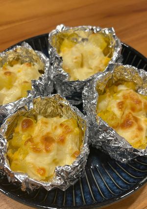 簡単★じゃがいもとゆで卵のチーズ焼き-レシピのメイン写真