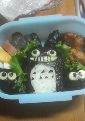 キャラ弁♪トトロ♪-レシピのメイン写真