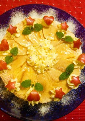 アップルチーズケーキ-レシピのメイン写真