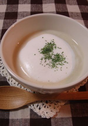 ごぼうのポタージュ　カプチーノ仕立て-レシピのメイン写真
