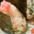 大根の葉と皮のふりかけで☆おにぎり