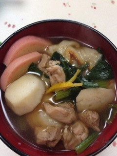 お雑煮/関東風☆うどん出汁、スープにも-レシピのメイン写真