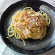 チーズいらずのカルボナーラ
