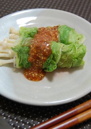 レンジで楽うま♪白菜えのきロール-レシピのメイン写真